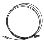 1X(2M  3.5mm Plug Digital Optical Audio Cable SPDIF Optical Fiber Line B3W5)