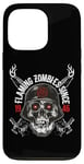 Coque pour iPhone 13 Pro Zombie Army Flaming Zombies depuis 1946