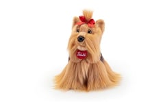 Trudi Yorkshire Willy Peluche idéale comme Cadeau pour Les Anniversaires, Noël et Autres Occasions | 24x21x16cm Taille S | Chiens Classiques | modèle 22338