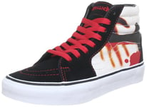 Vans U SK8-HI (METALLICAKILLE, High-Top Adulte Mixte - Noir - Schwarz ((MetallicaKillE), 34.5 EU