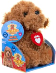 Waffle the Wonder Dog 539 3401 Soft Toy with Sound, Brown