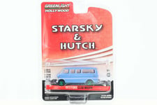 1:64 Starsky & Hutch 1972 Ford Club Wagon Métallique Bleu Greenlight Hollywood