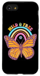 iPhone SE (2020) / 7 / 8 Wild & Free Butterfly Rainbow Retro Vibes Case