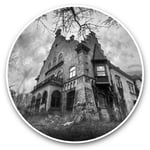 2 x Vinyl Stickers 20cm (bw) - Haunted Hill House Horror Movie  #37108