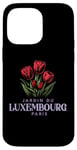 Coque pour iPhone 14 Pro Max Luxembourg Garden Paris France Tulipes