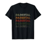 Love Heart Parental Tee Grunge Vintage Style Black Parental T-Shirt