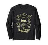 Roobarb & Custard Birds Of A Feather Light Print Long Sleeve T-Shirt