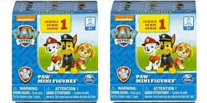 2 x Paw Patrol PAW MINI FIGURES Mystery Mini Figure Surprise Pack - Series 1