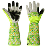 Shmshng - Gants De Jardinage Manches Longues Protection du Poignet Travail De Jardin élagage Rose Jardinier Gants De Protection Unisexe Une Paire