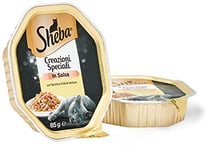 Sheba Sauce Collection en Sauce, Nourriture pour Chat avec Dinde, Poulet et légumes - 22 bacs de 85 g, Total 1870 g