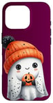 Coque pour iPhone 16 Pro Ghost Halloween Spooky Boo Automne Halloween Fantôme mignon