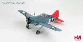 Hobby Master 1:48 HA7011 Brewster F2A Buffalo USN ," Blanc 2 ",1940s Nas Miam Fl