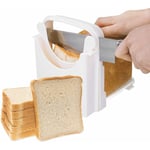 Trancheuse à Pain Pliable Épaisseurs Machine à Trancher Les Toasts Coupe-Pain Réglable à 3 Épaisseurs pour Pain Gâteaux Bagels Gadgets de Cuisine