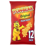 POM-Bear - Original Flavour Potato Snacks 12 x 13g Bag - 65 Calories Per 13g Bag - Gluten Free, No Artificial Colours or Flavours, Suitable for Vegetarians