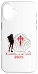 Coque pour iPhone 16 Plus Camino Del Norte 2025 Saint-Jacques-de-Compostelle