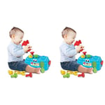 Clementoni - Baby Work Bench Learning and Activity Toys for Kids from 10 Months, 17042,Blue,14.96 x 7.09 x 2.36 inches (Pack of 2)