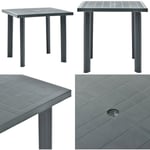 Vidaxl - Table de jardin Vert 80x75x72 cm Plastique - table de jardin - tables de jardin - Home & Living - Vert