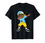 Dabbing Boy Saint Lucian Saint Lucia Flag Kids Dab Dance T-Shirt