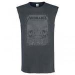 Amplified Mens The Black Album Metallica Sleeveless Tank Top - XS