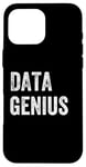 Coque pour iPhone 16 Pro Max Data Genius, analyste de données, ingénieur scientifique