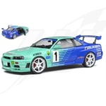 FR- Solido NISSAN SKYLINE R34 GTR-JGTC N.1 1999 FALKEN DRIFT LIVERY 1:18 - SL180