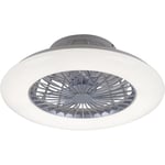 Starluna - Plafonnier ventilateur de plafond refroidisseur de ventilateur de chambre ciel étoilé lampe de salon, acier blanc plastique, télécommande