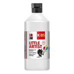 Marabu 03050075070-KiDS Little, Peinture pour Artistes et travaux manuels, Blanc, 500 ML, végétalien, séchage Rapide, pour Enfants à partir de 3 Ans, 03050075070, White