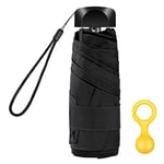 Vicloon Parapluie Pliant,Mini Parapluie de Soleil,Parapluie de Poche Ultra Léger Mode Compact Portable Anti-UV,Idéal pour les activités de plein air Golf Voyage Randonnée