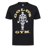 Gold's Gym Mens Ggtop009 Hooded Long Sleeve Top T-Shirt, Black, S EU