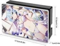 Switch Dock Cover Sword Art Online Sinon Anime Switch Base Coque De Protection Dock Case Switch Housse De Protection D¿¿Di¿¿E Skin Console De Jeu Stockage Ol¿¿Ofuge Anti-Empreintes Digital