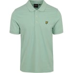 T-shirt Lyle And Scott  Polo Vert Clair Plain