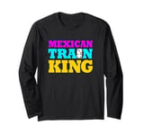 Mens Mexican Train King Dominoes King Long Sleeve T-Shirt