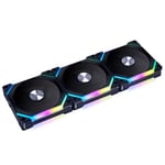 Lian Li UNI SL120 V2 Addressable RGB 120mm Fan Triple Pack with Controller - Black