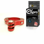 Ex-Pro® Push Bike Aluminium above Handlebar mount for Gopro HD Hero3+ 3 2 Red