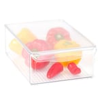 Large Clear Fridge Organisers - Set of 2