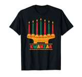 Kinara Seven Candles Principles Of Kwanzaa Happy Kwanzaa T-Shirt