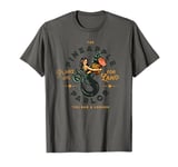 Fun Tiki Bar Tattoo Pinup: Tropical Pineapple Sailor Mermaid T-Shirt