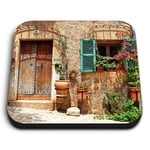 Square MDF Magnets - Charming Old House Spain  #44556