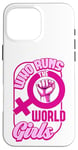 Coque pour iPhone 16 Pro Max Qui dirige la World Girls Gender Equality Feminist Pride