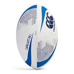Canterbury of New Zealand Catalyst XV Ballon de Rugby Unisexe, Blanc/Bleu/Bleu Marine, 5