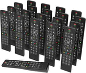 One for All Slate (Pack de 20 télécommandes incluses) - Télécommande Universelle pour hôtel - Entièrement nettoyable R18200 Black