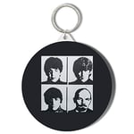 Gift Insanity LENIN WITH THE BEATLES BLACK BACKGROUND 45mm Keyring