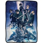 Attack On Titan Season 4 Group Silk Touch Fleece Blanket