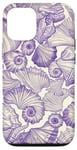 iPhone 13 Purple ink Seashell Starfish Ocean Beach Sea Case