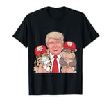 Moo Deng 24 Trump’s Cat Hippo Take Center Stage T-Shirt