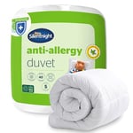 Silentnight Anti Allergy Super-King Size Duvet 10.5 Tog - All Year Round Winter Quilt Duvet Anti-Bacterial and Machine Washable with Allergy UK Approved Anti Allergy Fibres - Super-King Size Bed