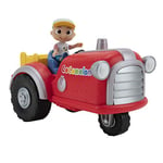 CoComelon Musical Tractor with Sounds & Exclusive 3-inch Farm JJ toy, Play a Clip of “Old MacDonald” song plus more Sounds and Phrases