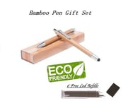 Stylus Bamboo Pen & Pencil Set with 6  LED for pencil