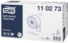 Toalettpapper Tork T1 2-Lag Premium Jumbo, 360 M, 2-Lag, Karton A 6 Ruller