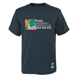 FIFA T-Shirt Unisexe Officiel de la Coupe du Monde de Football 2023 pour Femme, Gris Anthracite (Lot de 1)